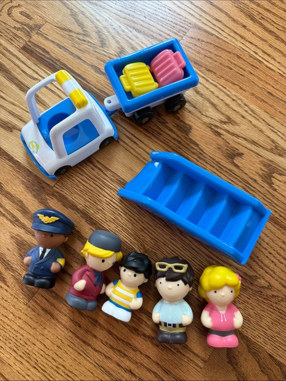 PlayGo Airplane Toy with Lights & Sounds, Openable Doors & Luggage